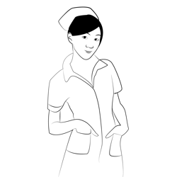 Nurse 6 Free Coloring Page for Kids