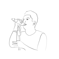 Singer 2 Free Coloring Page for Kids