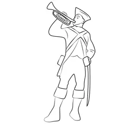 Soldier 1 Free Coloring Page for Kids