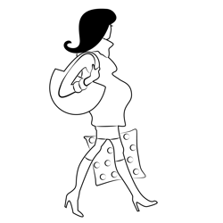 Pregnant Women Free Coloring Page for Kids