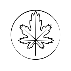 Maple Leaf Free Coloring Page for Kids
