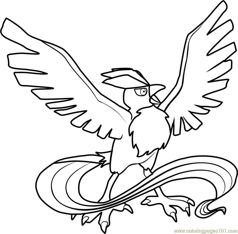 Articuno Pokemon Coloring Page for Kids - Free Pokemon Printable Coloring  Pages Online for Kids - ColoringPages101.com | Coloring Pages for Kids