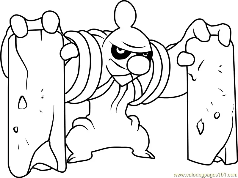 Conkeldurr Pokemon Coloring Page for Kids - Free Pokemon Printable ...