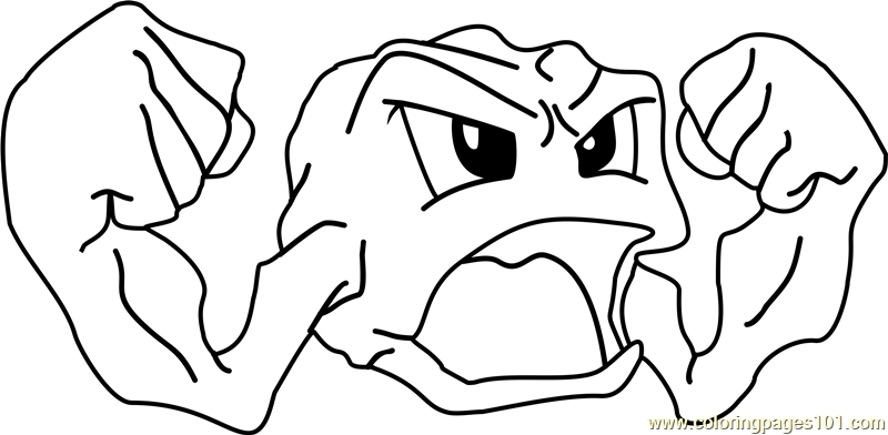 COMO DESENHAR E COLORIR O POKÉMON GEODUDE  HOW TO DRAW AND COLOR POKEMON  GEODUDE 