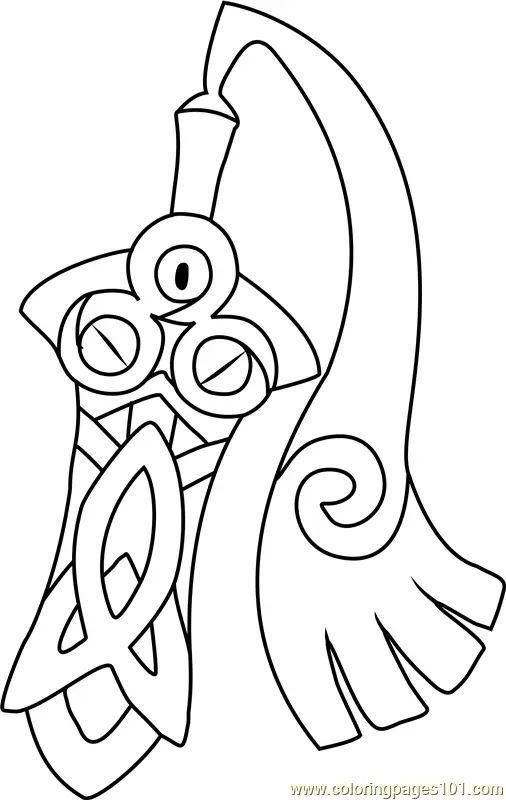 Honedge Pokemon Coloring Page for Kids - Free Pokemon Printable ...