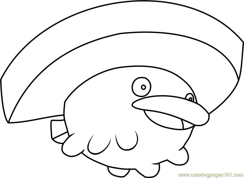 Lotad Pokemon Coloring Page for Kids - Free Pokemon Printable Coloring ...