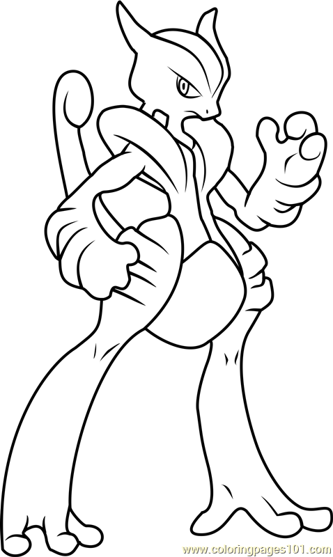 Mega Mewtwo Y Coloring Page - Download & Print Online Coloring
