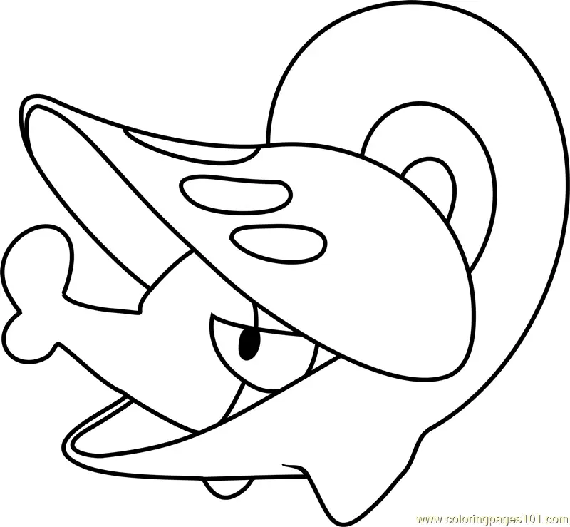Shelmet Pokemon Coloring Page for Kids - Free Pokemon Printable ...