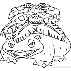 Venusaur Pokemon Coloring Page for Kids - Free Pokemon Printable ...