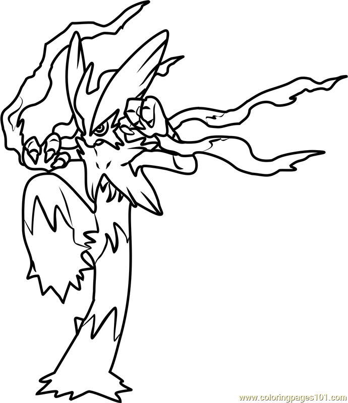 Blaziken Coloring Pages: Coloring Page