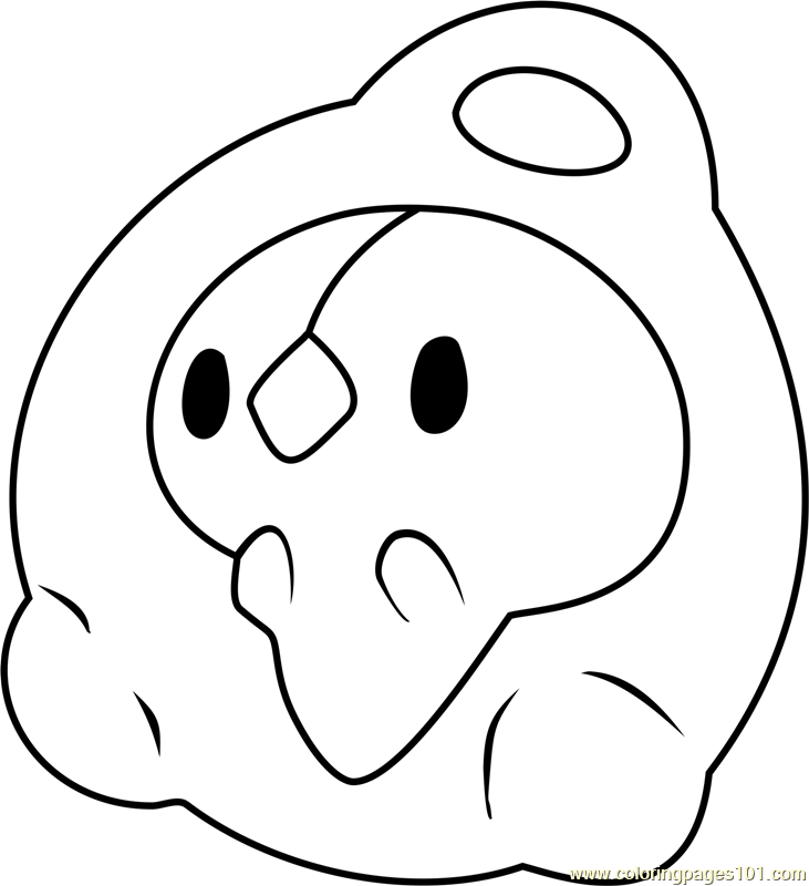 Duosion Pokemon Coloring Page for Kids - Free Pokemon Printable