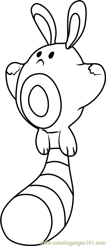 Sentret Pokemon Coloring Page for Kids - Free Pokemon Printable