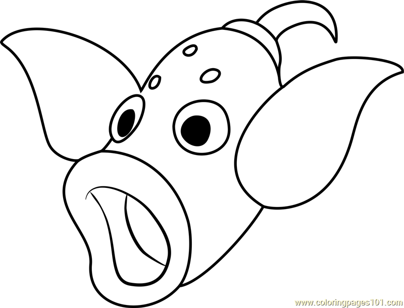Weepinbell Pokemon Coloring Page for Kids - Free Pokemon Printable