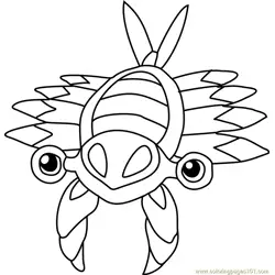 Anorith Pokemon Free Coloring Page for Kids