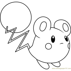 Azurill Pokemon Free Coloring Page for Kids