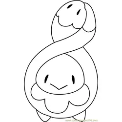 Budew Pokemon Free Coloring Page for Kids