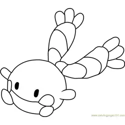 Chingling Pokemon Free Coloring Page for Kids