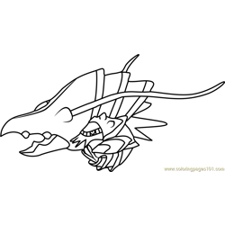 Clawitzer Pokemon Free Coloring Page for Kids