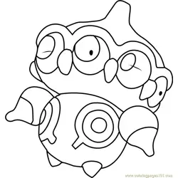 Claydol Pokemon Free Coloring Page for Kids