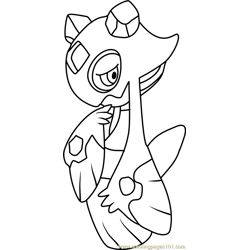 Froslass Pokemon Free Coloring Page for Kids