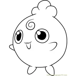 Igglybuff Pokemon Free Coloring Page for Kids