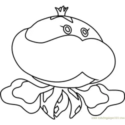 Jellicent Pokemon Free Coloring Page for Kids