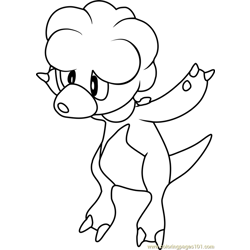 Magby Pokemon Free Coloring Page for Kids