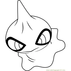 Shuppet Pokemon Free Coloring Page for Kids