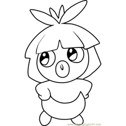 Smoochum Pokemon Free Coloring Page for Kids