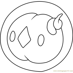 Solosis Pokemon Free Coloring Page for Kids