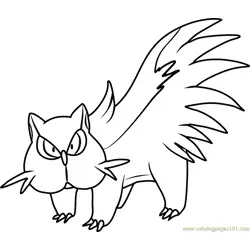 Stunky Pokemon Free Coloring Page for Kids