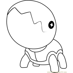 Trapinch Pokemon Free Coloring Page for Kids