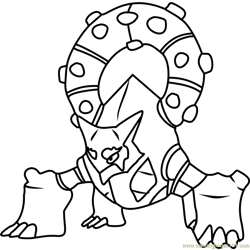 Volcanion Pokemon Free Coloring Page for Kids