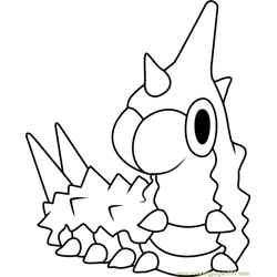 Wurmple Pokemon Free Coloring Page for Kids