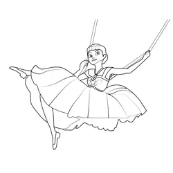Princess Anna 17 Free Coloring Page for Kids