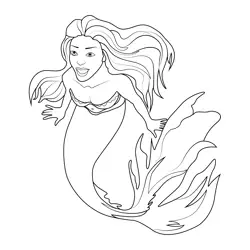 Ariel Sitting Skimpy Seashell