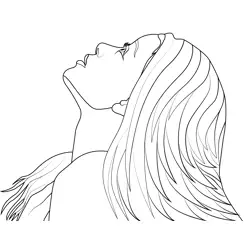 Mermaid Ariel Free Coloring Page for Kids
