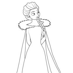 Elsa Coloring Pages for Kids Printable Free Download - ColoringPages101.com