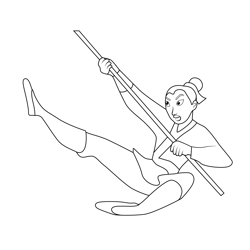 Mulan Coloring Pages for Kids - Download Mulan printable coloring pages ...