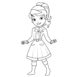 princess sofia coloring page