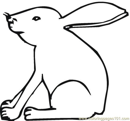 Bunny (4) Coloring Page for Kids - Free Rabbit Printable Coloring Pages