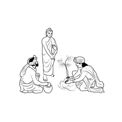 Ananda bodhi Free Coloring Page for Kids