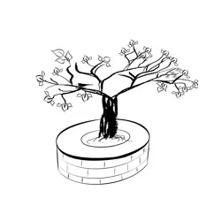 Bodhi Tree Free Coloring Page for Kids