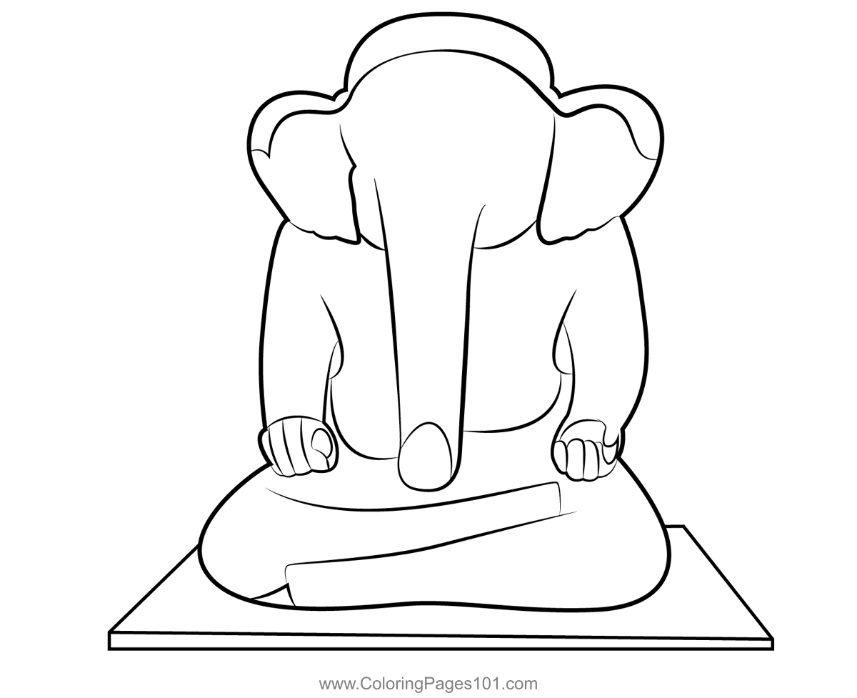 Buddha Elephant Statue