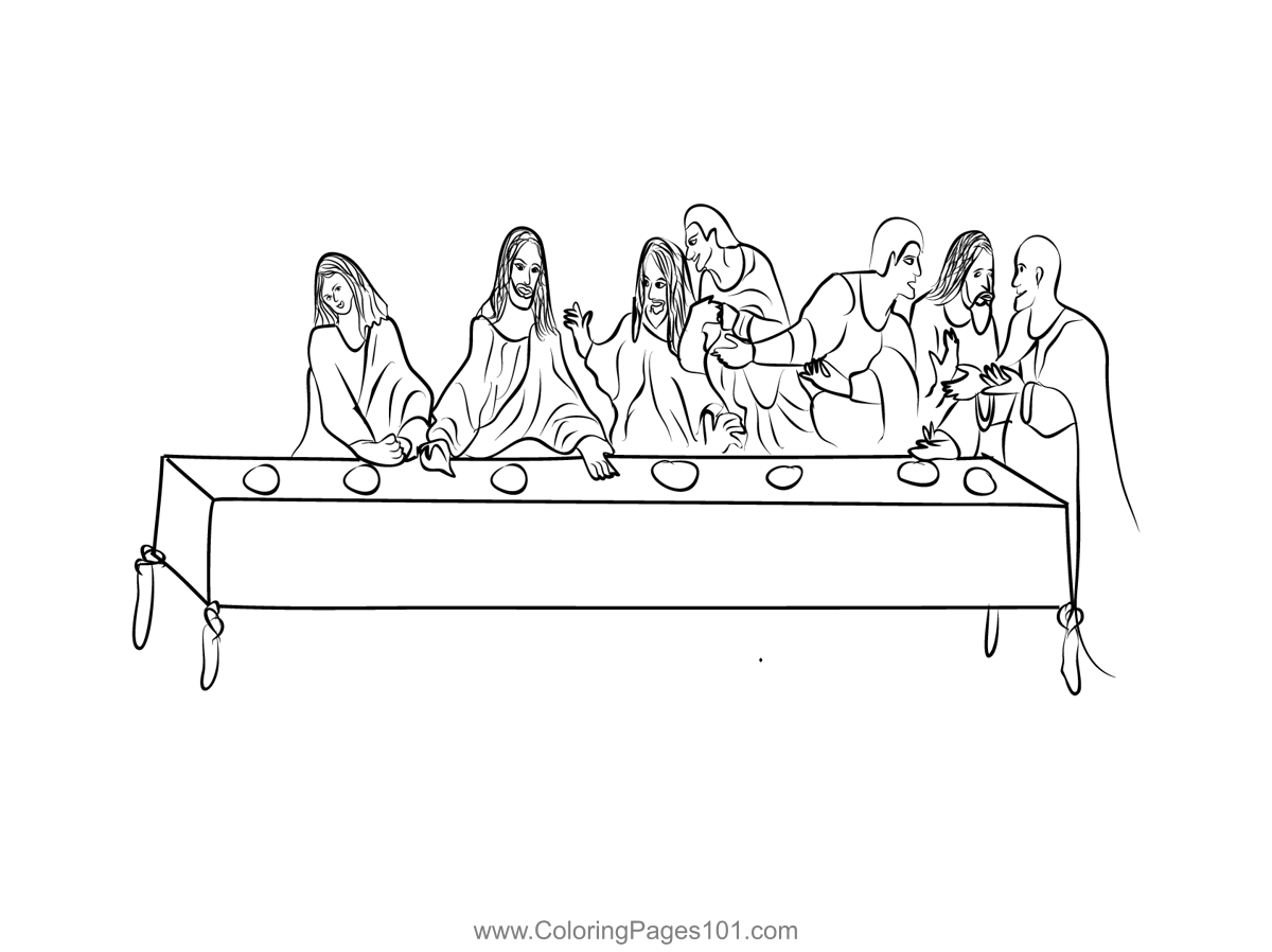Mary Magdalene And Jesus Last Supper