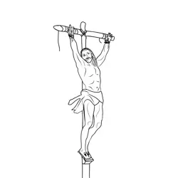 Our Lord, Jesus Free Coloring Page for Kids