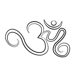 Om2 Free Coloring Page for Kids