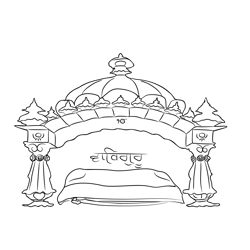 Sikhism Free Coloring Page for Kids