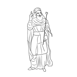 Zarathustra Free Coloring Page for Kids