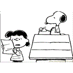 Snoopy Coloring Page 05 Free Coloring Page for Kids